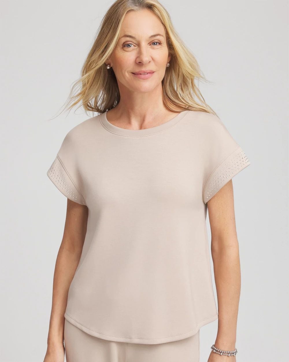 Zenergy® Embellished Short-Sleeve Top | Chico's